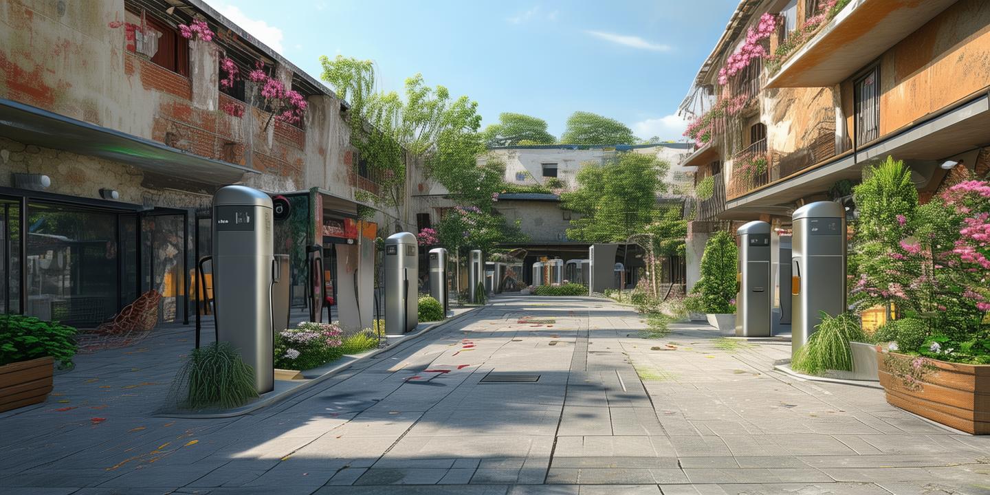 老旧小区焕新颜,拆墙并院释放空间,新增800个智能充电桩助力绿色出行